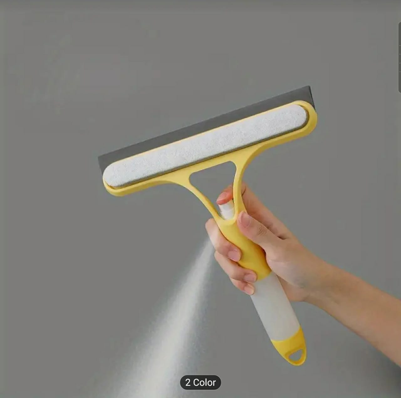 3-in-1 Multifunctional Handheld Window Cleaner with Sprayer,   Glass, Mirror, Tile, and Car Windshield Cleaning Tool -