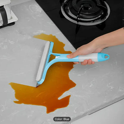 3-in-1 Multifunctional Handheld Window Cleaner with Sprayer,   Glass, Mirror, Tile, and Car Windshield Cleaning Tool -